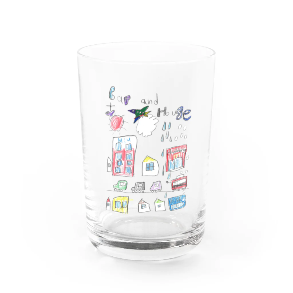 さかい屋のcar and house Water Glass :front