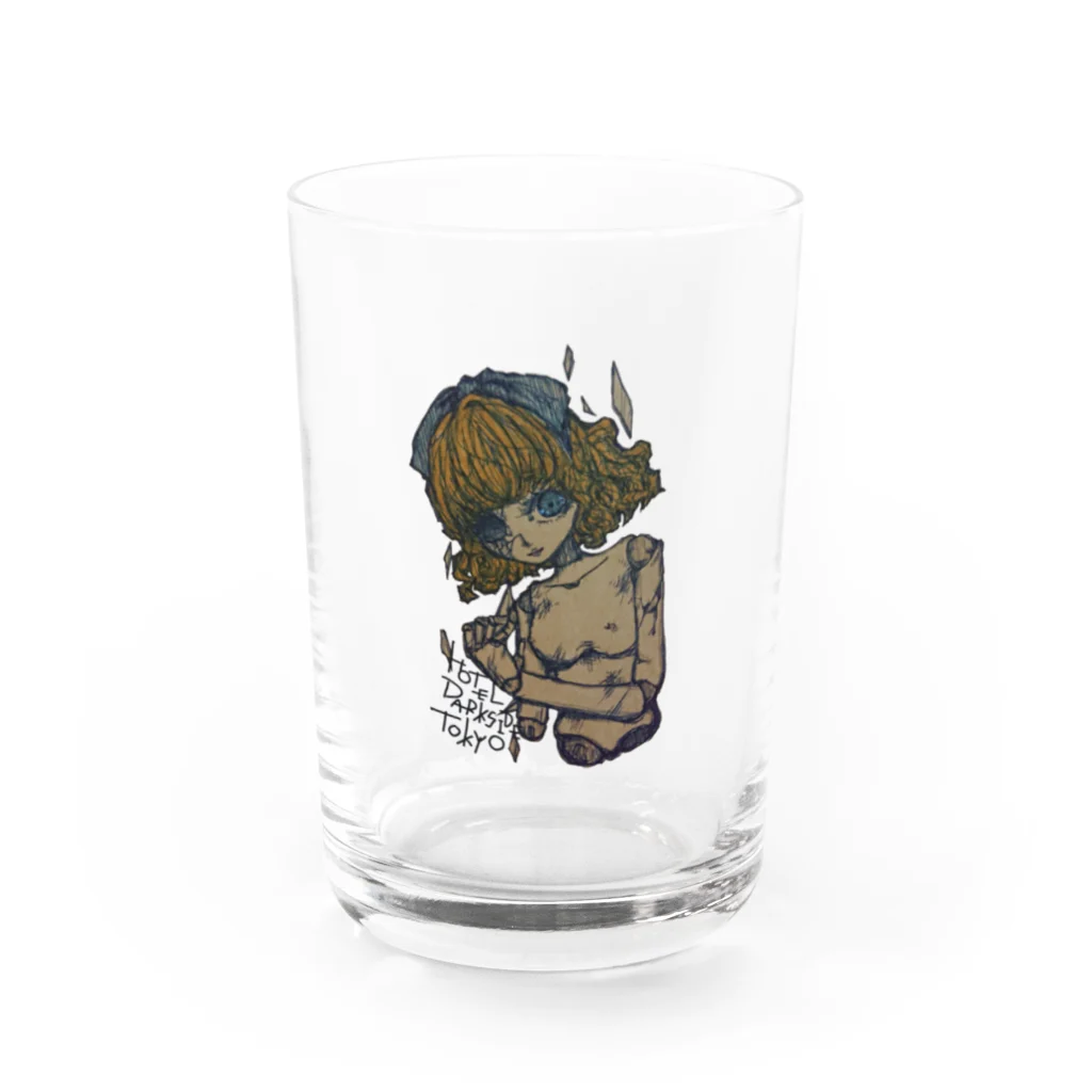 HOTEL DARKSIDE TOKYOのどぉるちゃん Water Glass :front