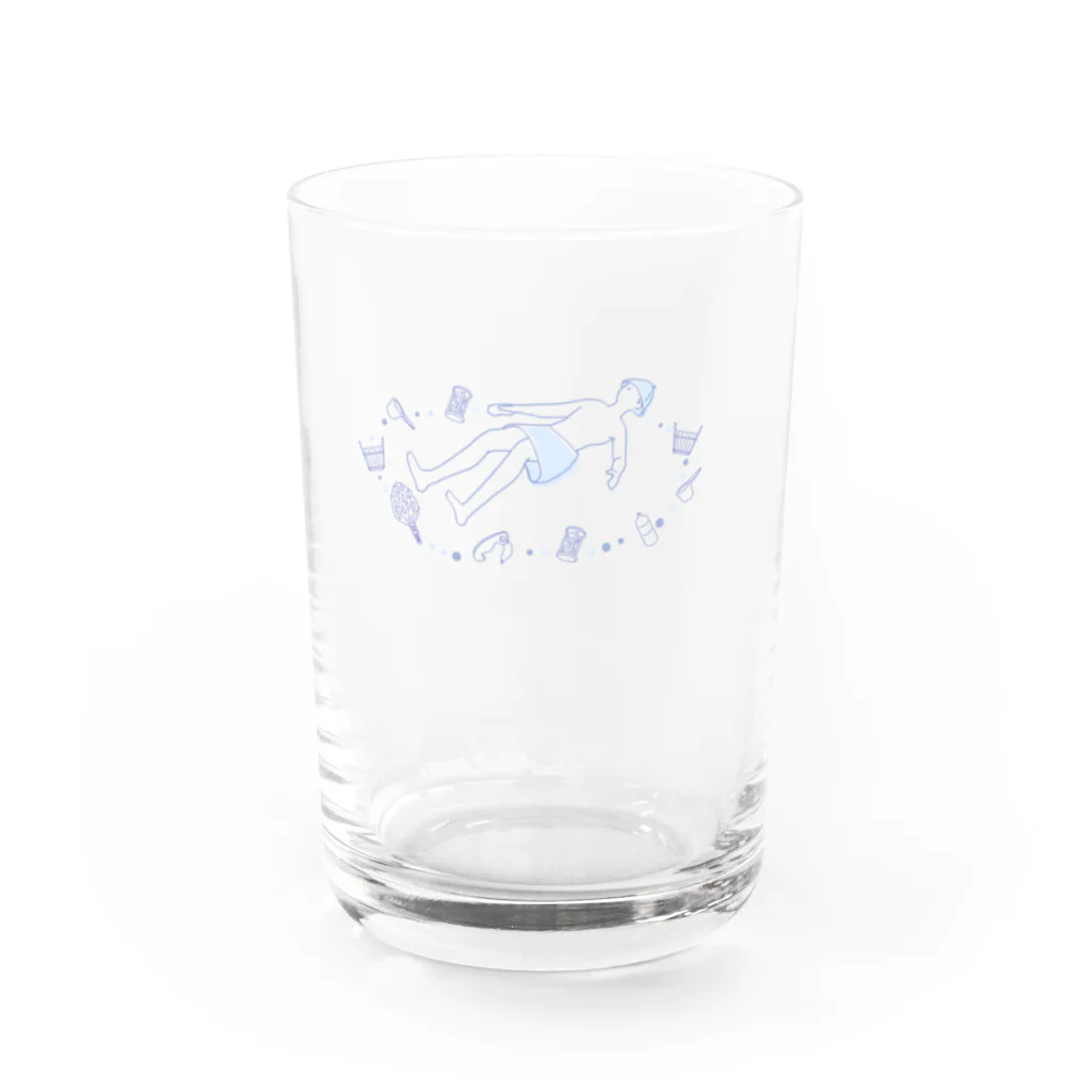 hisone37のサウナグッズとトリップ Water Glass :front