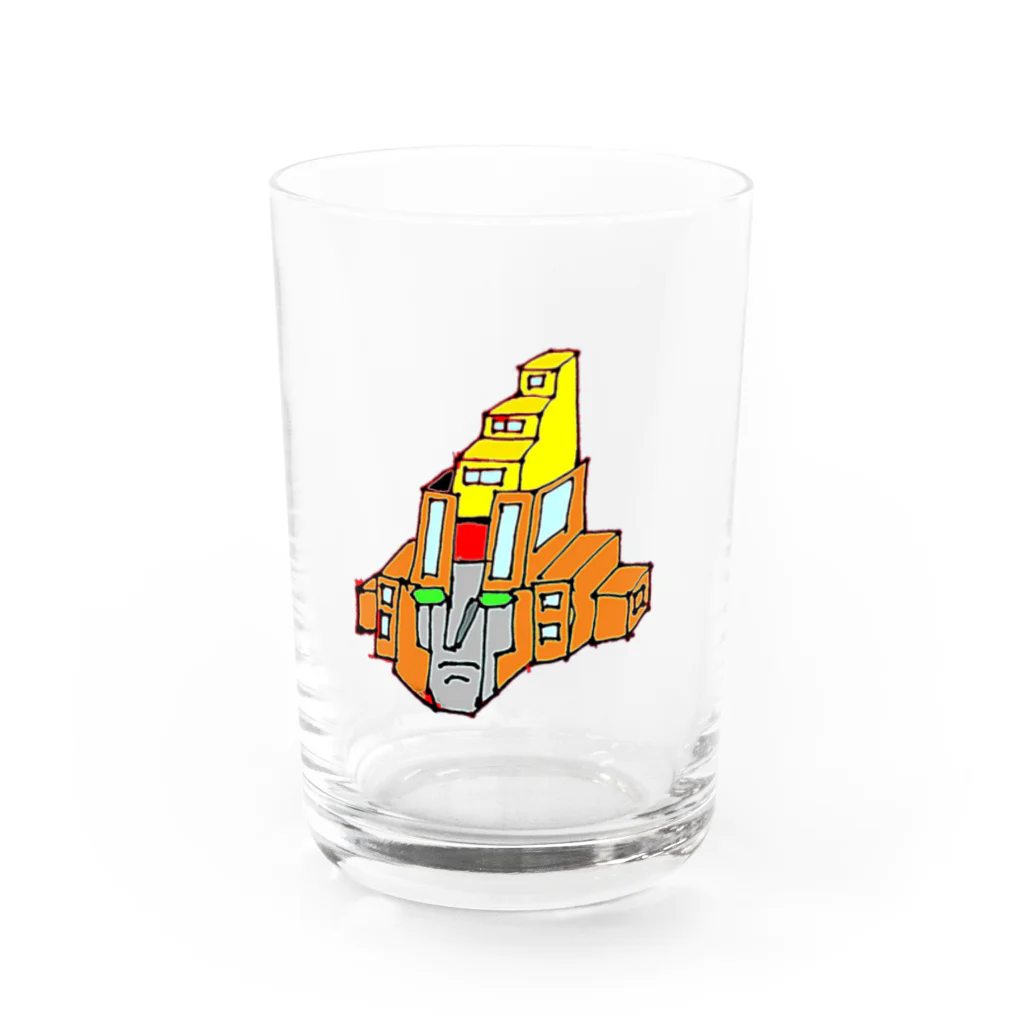 上下村スタジオのジャガメタル4 Water Glass :front