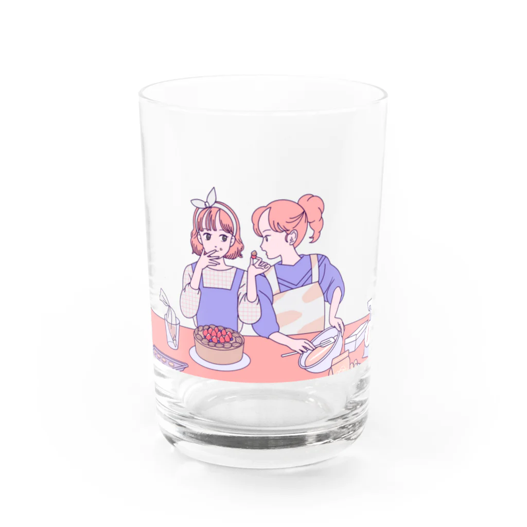 レズっ娘クラブのchoco cream Water Glass :front