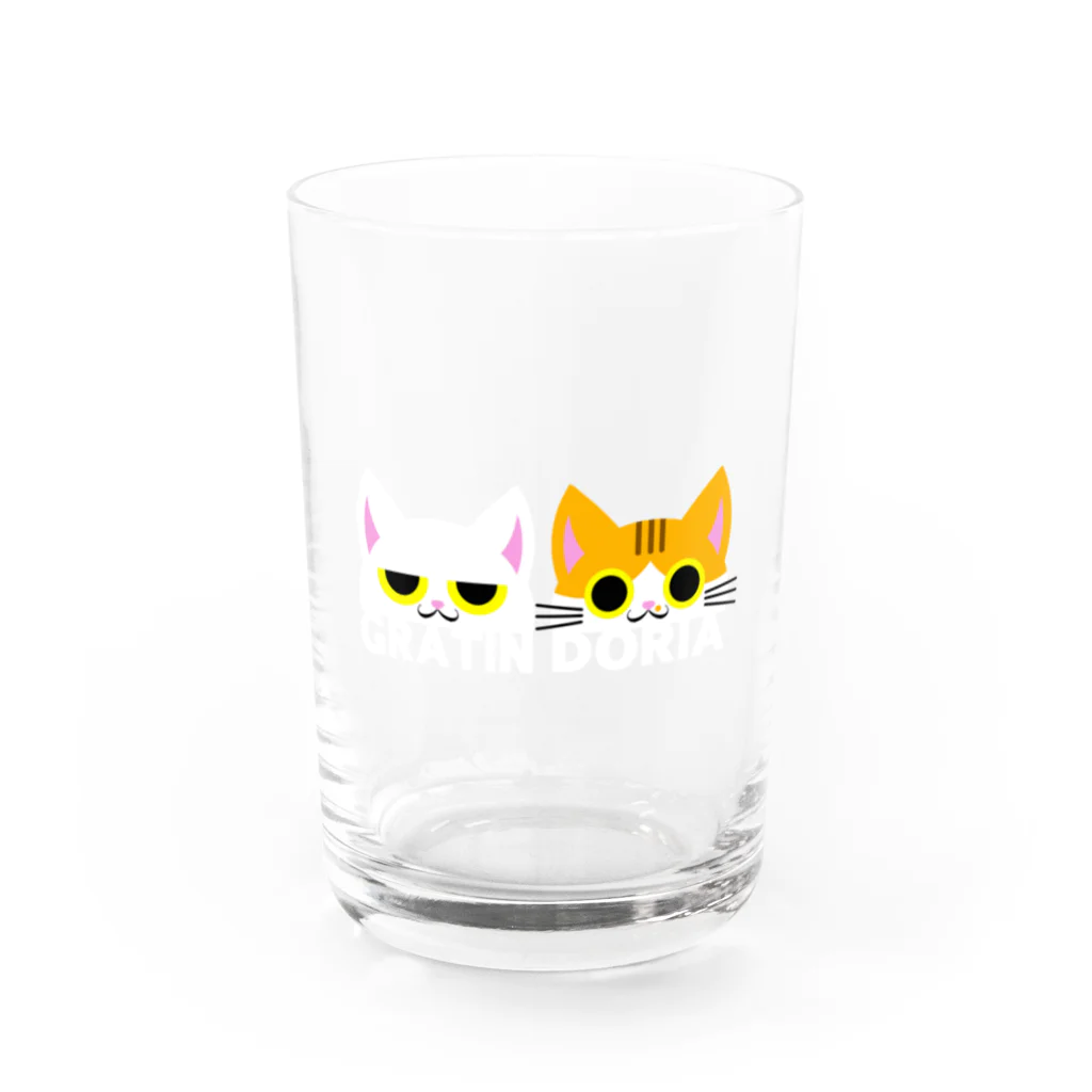 暗蔵喫茶Killer饅頭のぐらどり Water Glass :front