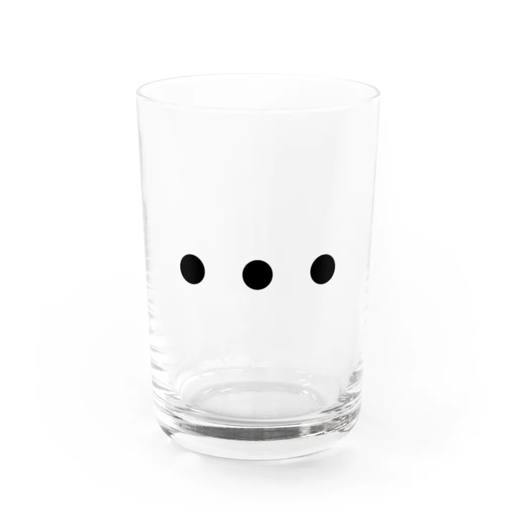 ずかしのおみせの3点リーダー Water Glass :front