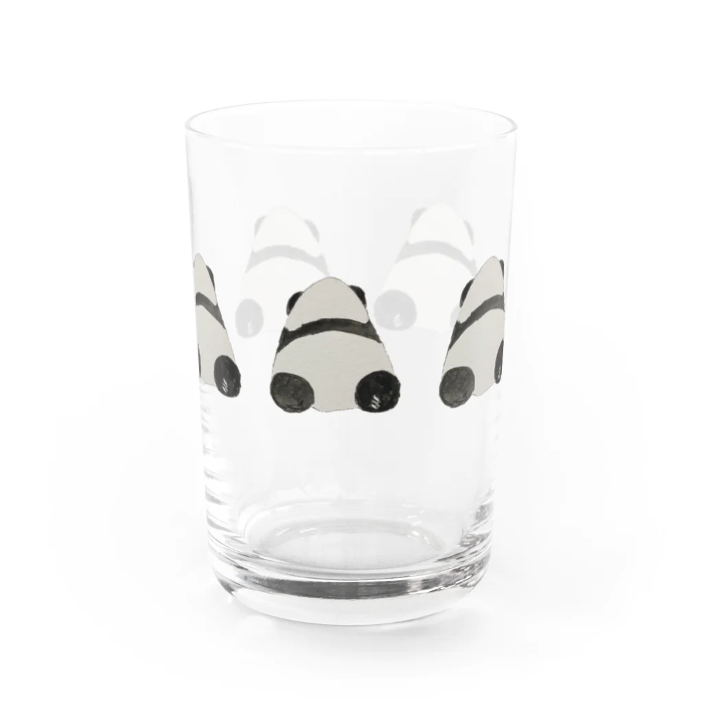 Coshi-Mild-Wildのパンダ_H Water Glass :front