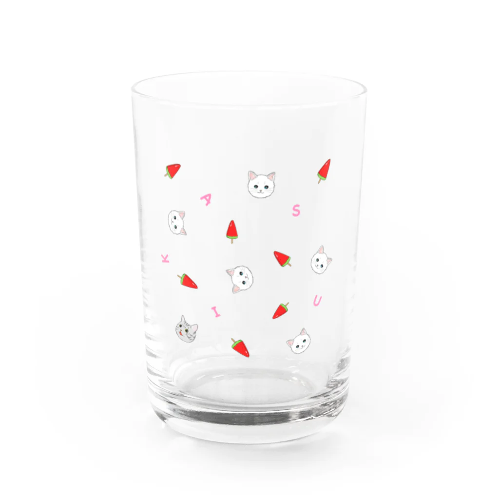 ｽｲｶﾁｬﾝ🍉の透けて可愛い♡マリーver. Water Glass :front