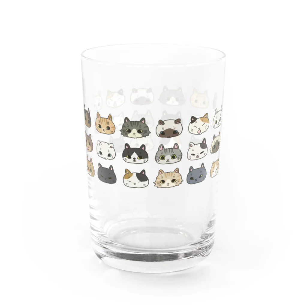 nodokaのねこたくさんグラス Water Glass :front