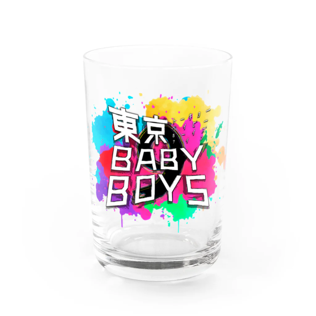 東京BABYBOYS9 公式ショップの東京BB9 ロゴグラス Water Glass :front