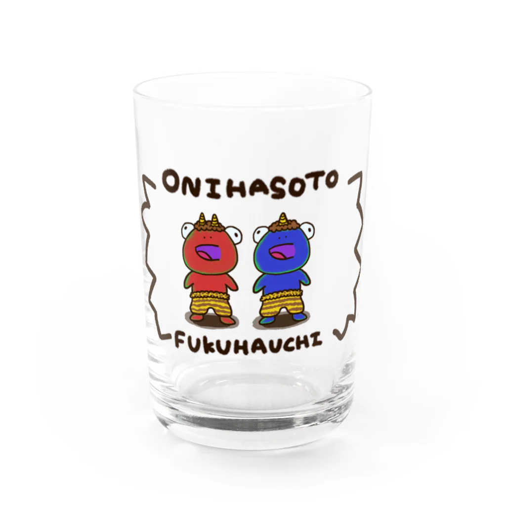 しとらすみいのかえるくん。せつぶん Water Glass :front