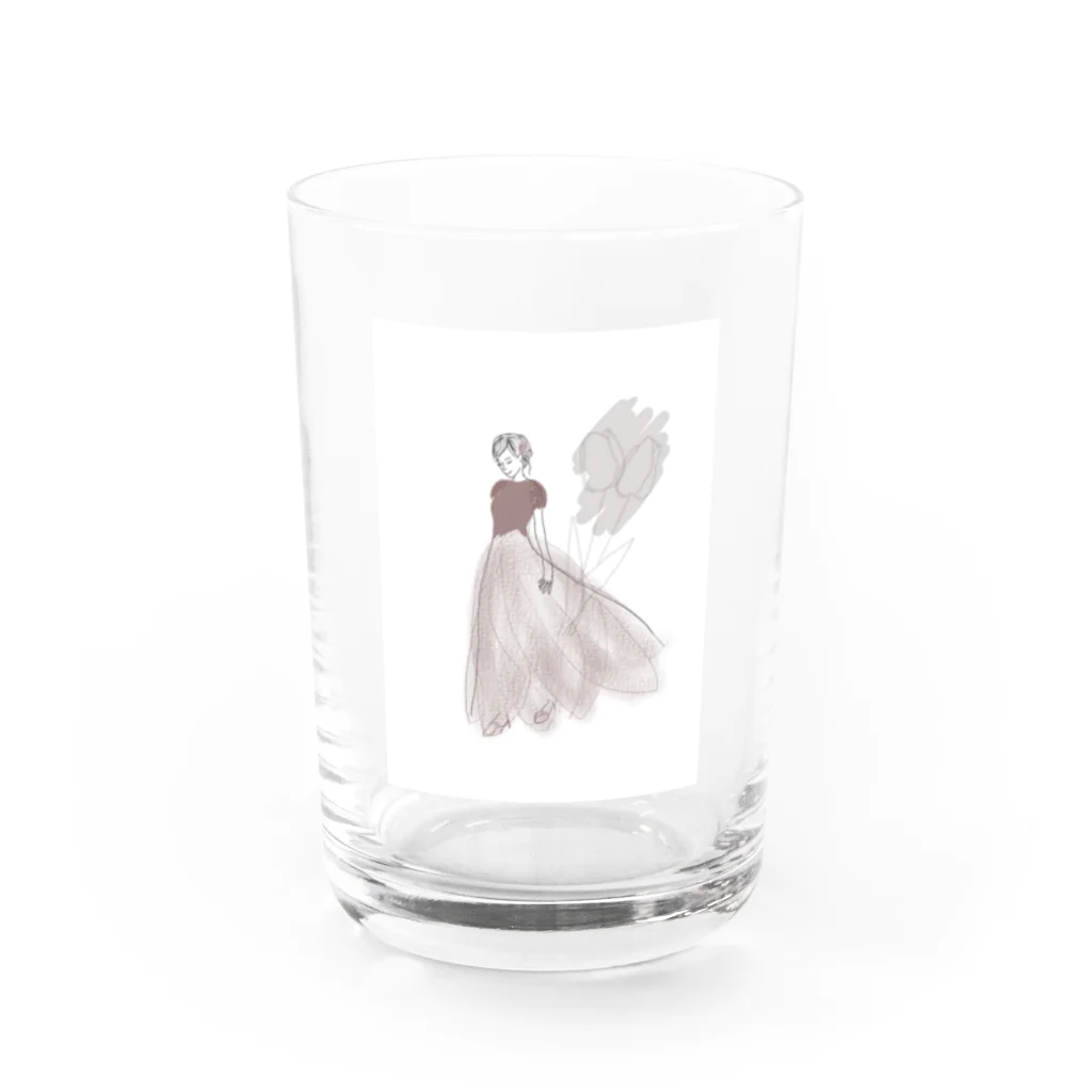 rilybiiのチューリップドレス グラス前面