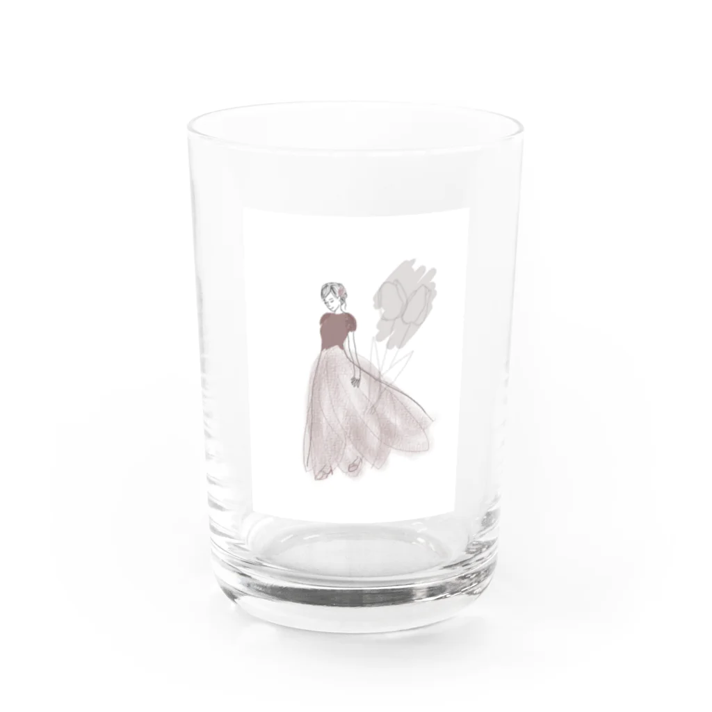 rilybiiのチューリップドレス Water Glass :front