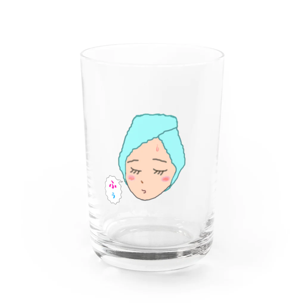 サウナ ＆ スパ　Foo-storeのふぅ…girl Water Glass :front