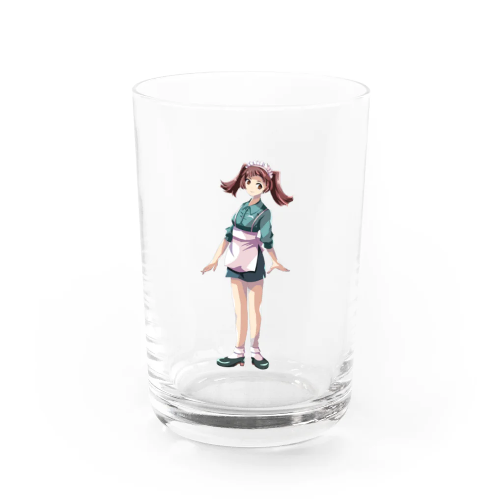 渡来人のmaide... Water Glass :front