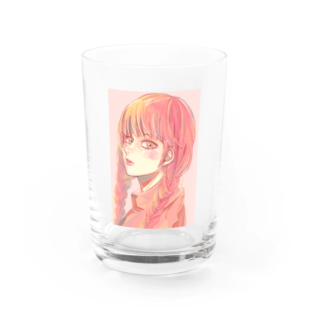 桃香庭-tokatei-の春を纏う Water Glass :front