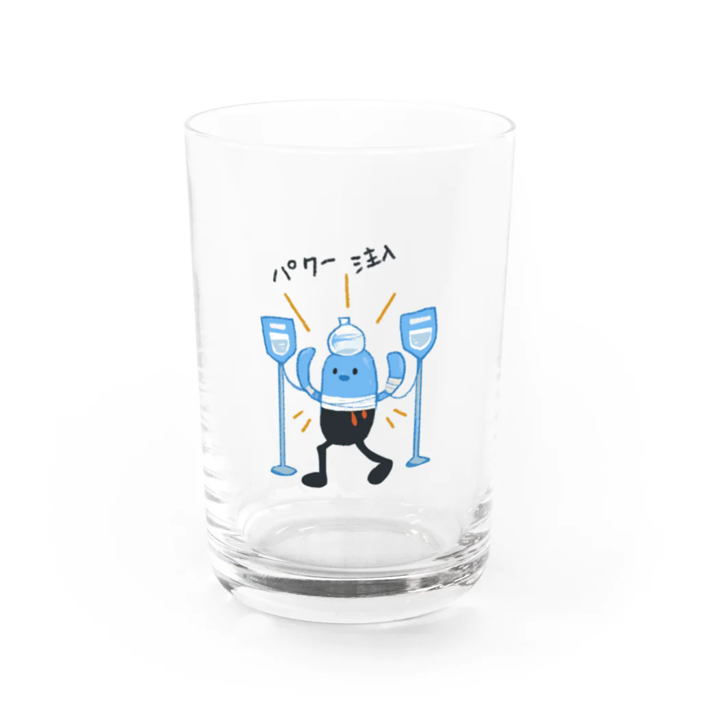 有栖薬屋の薬くん、パワーいっぱい！ Water Glass :front