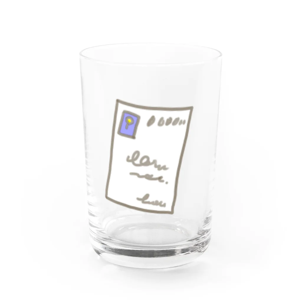 風野ひつじのポストカード Water Glass :front