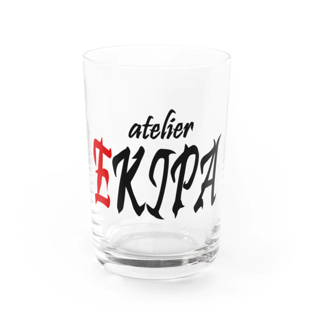 アトリエヱキパのアトリエヱキパ　ロゴ グラス前面