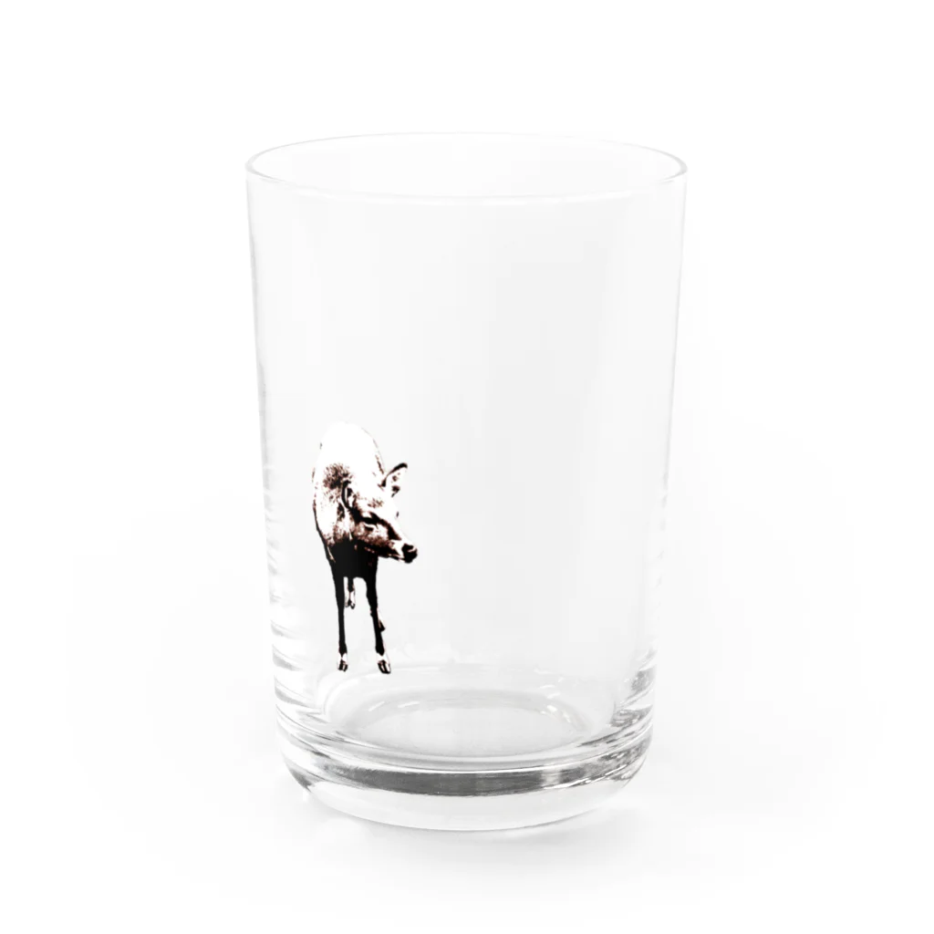 0isall_zoologicalのいつも心にシカちゃんをシリーズ Water Glass :front