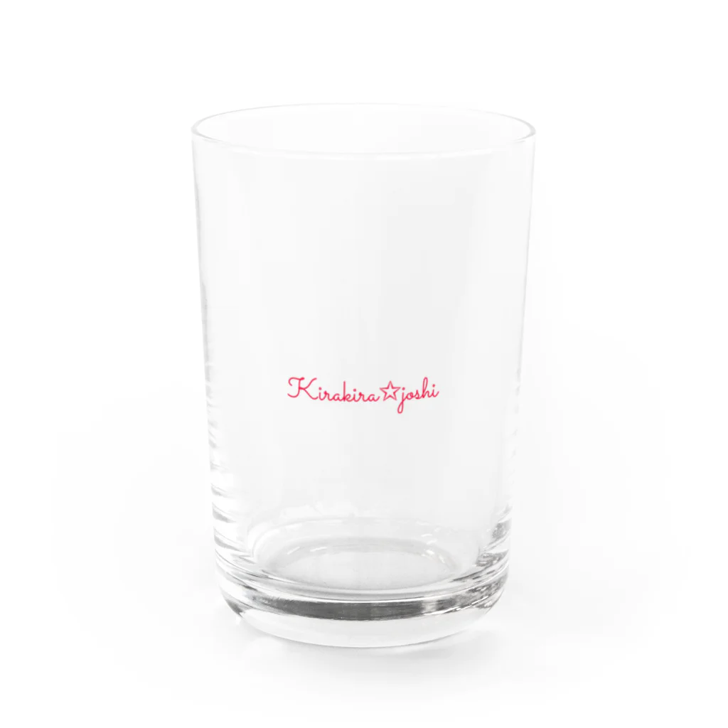 marigechanのKIRAKIRA☆joshi Water Glass :front