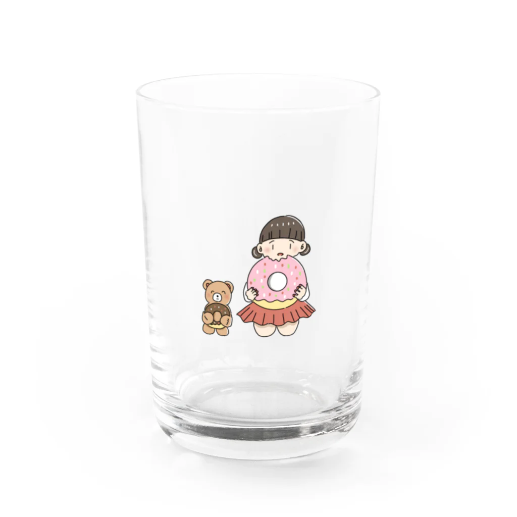 ちゃわんむしのどーなつを食べよう Water Glass :front