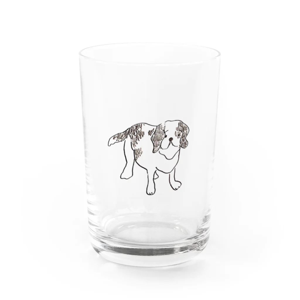 みみのラブリーめっちゃんん Water Glass :front