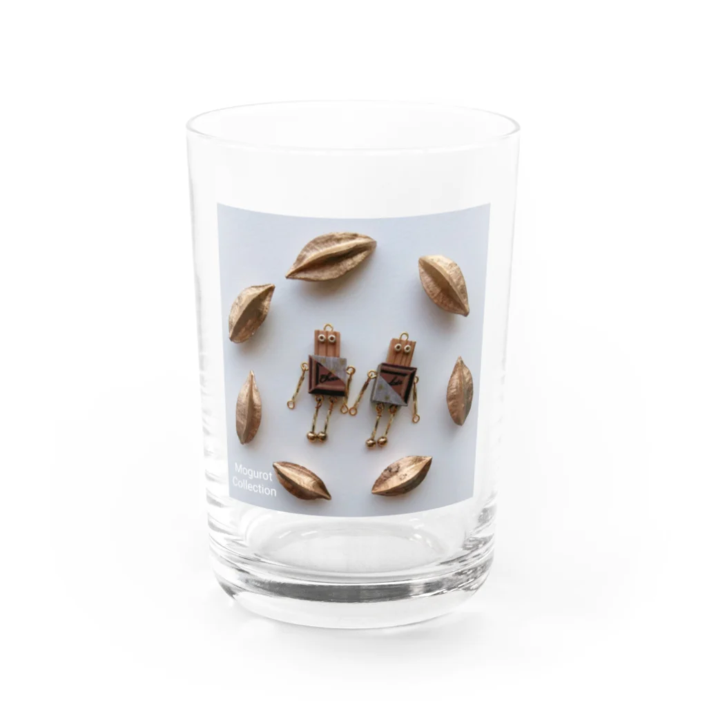 mogurotのチョコレートロボット Water Glass :front