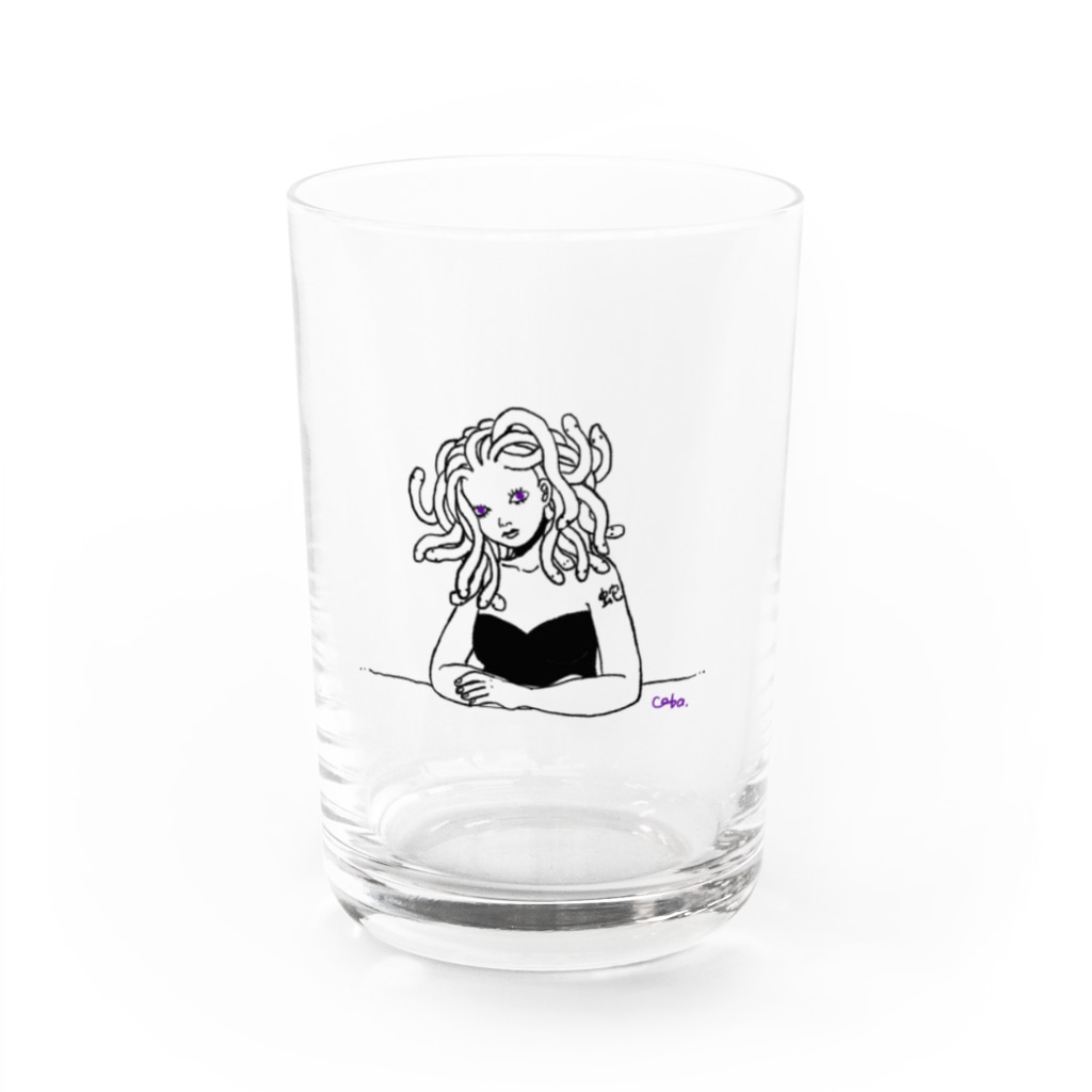 Coba.のメデューサ Water Glass :front