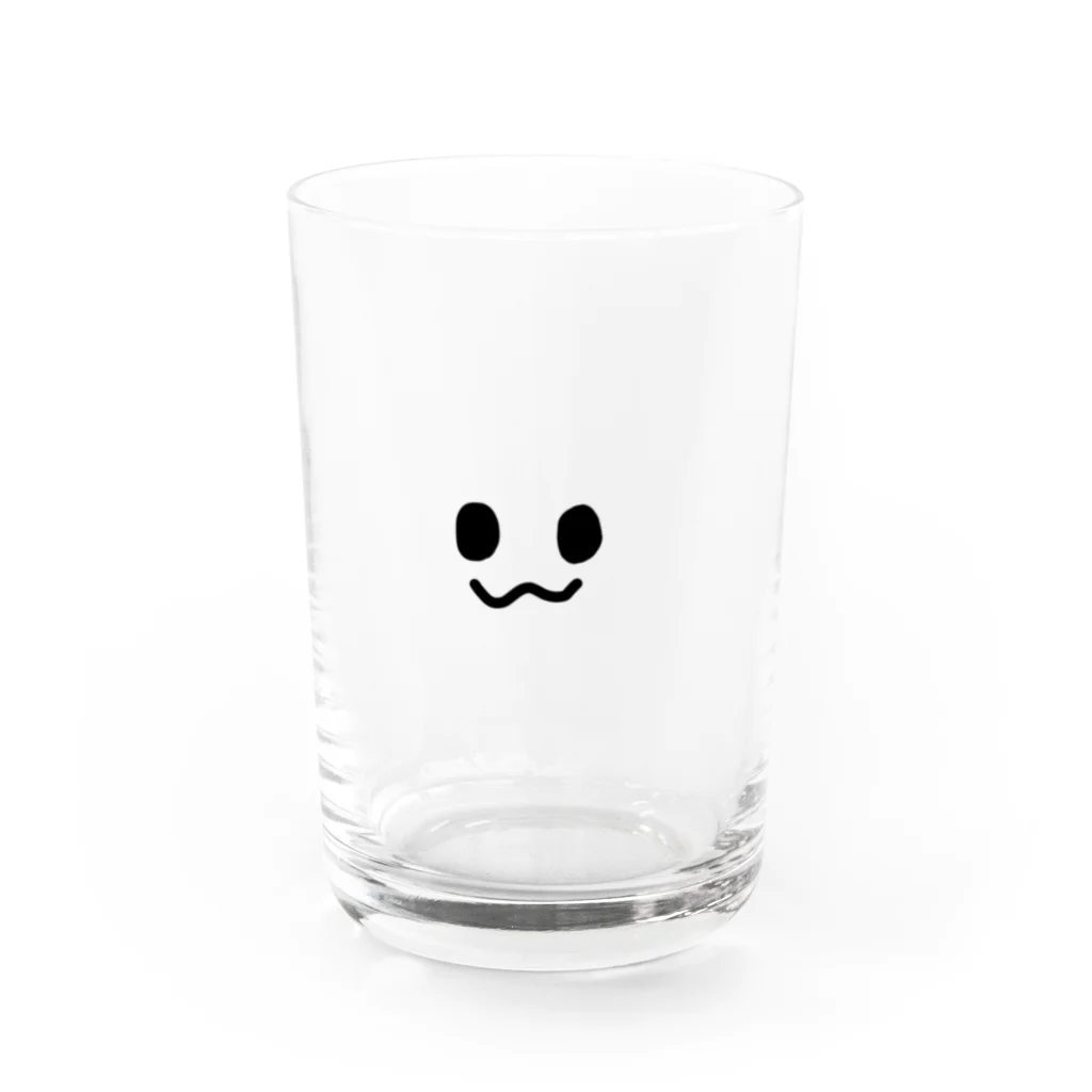 HAPLLのおかおちゃん Water Glass :front