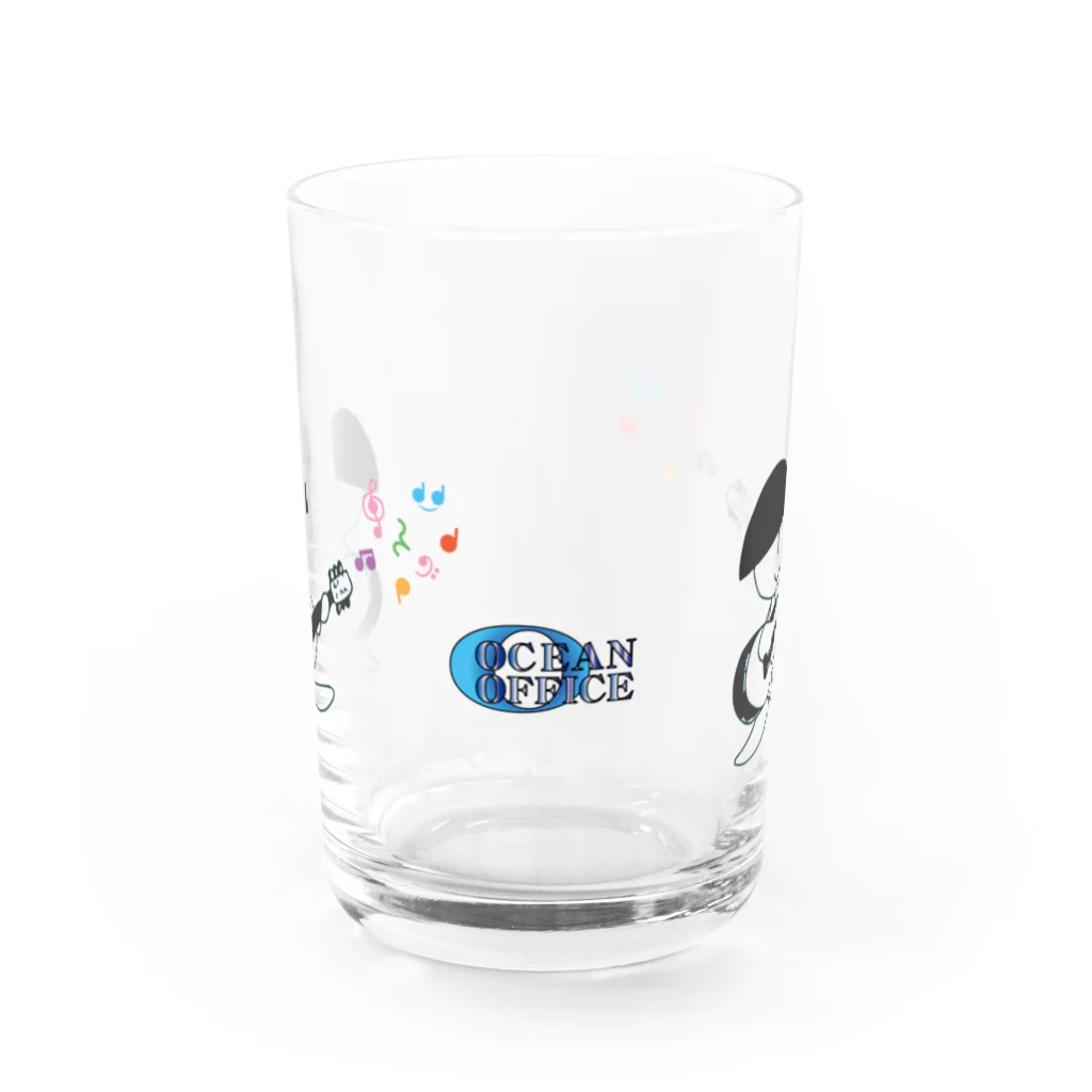 OCEAN OFFICEのギタークボちゃんグラス Water Glass :front