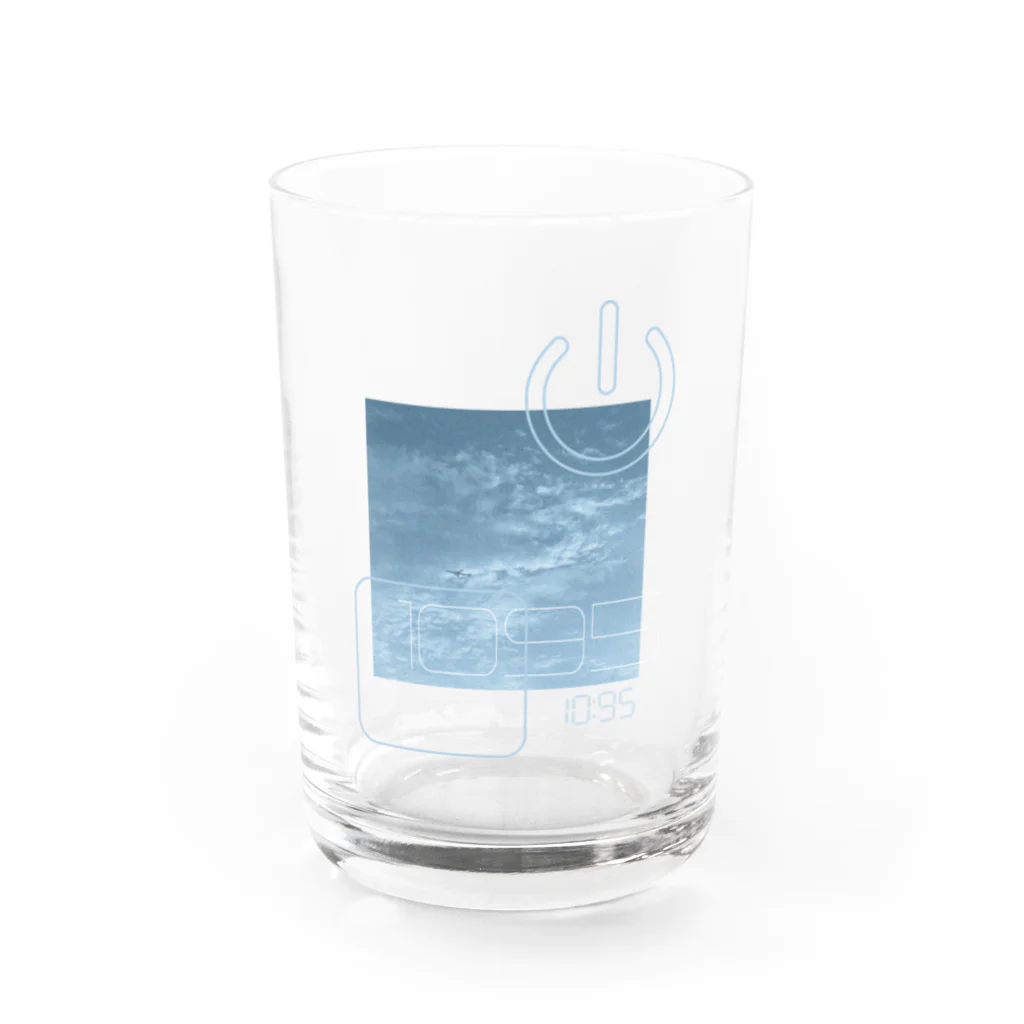 heavenの青空 Water Glass :front
