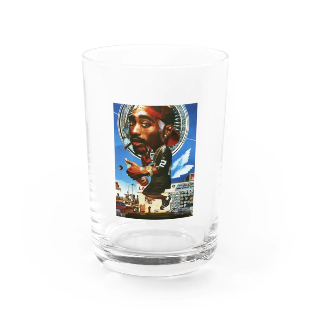 MIKIの2PAC  Water Glass :front