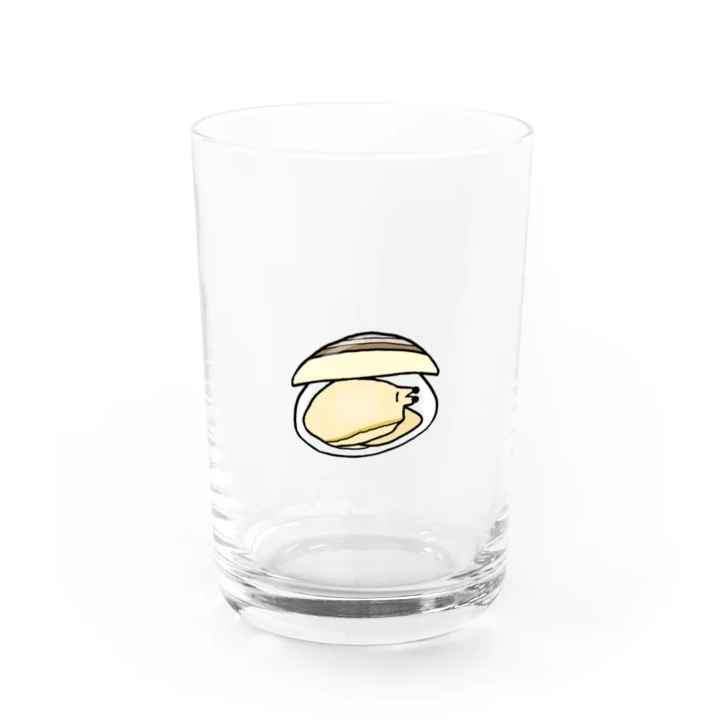 ＋Whimsyのハローハマグリさん Water Glass :front