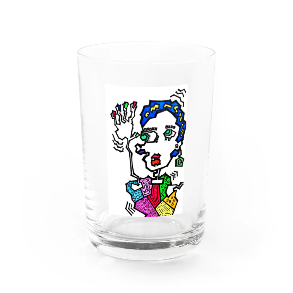 心があったかくなってしまう前にの運動会でかいた汗 Water Glass :front