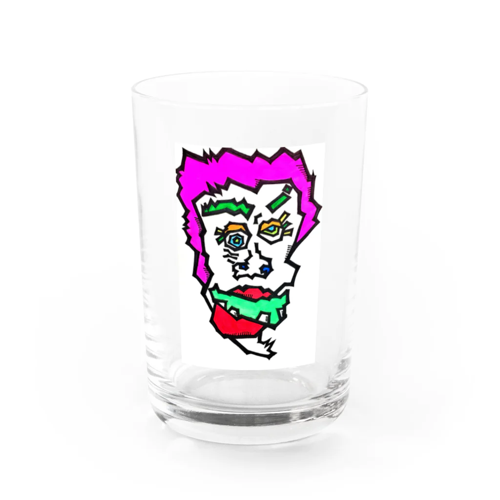 心があったかくなってしまう前にの餃子とビールとこいつ Water Glass :front