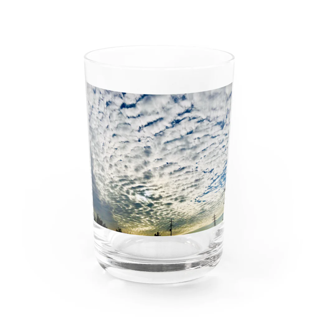 DAIPUKUの夕焼け曇 Water Glass :front