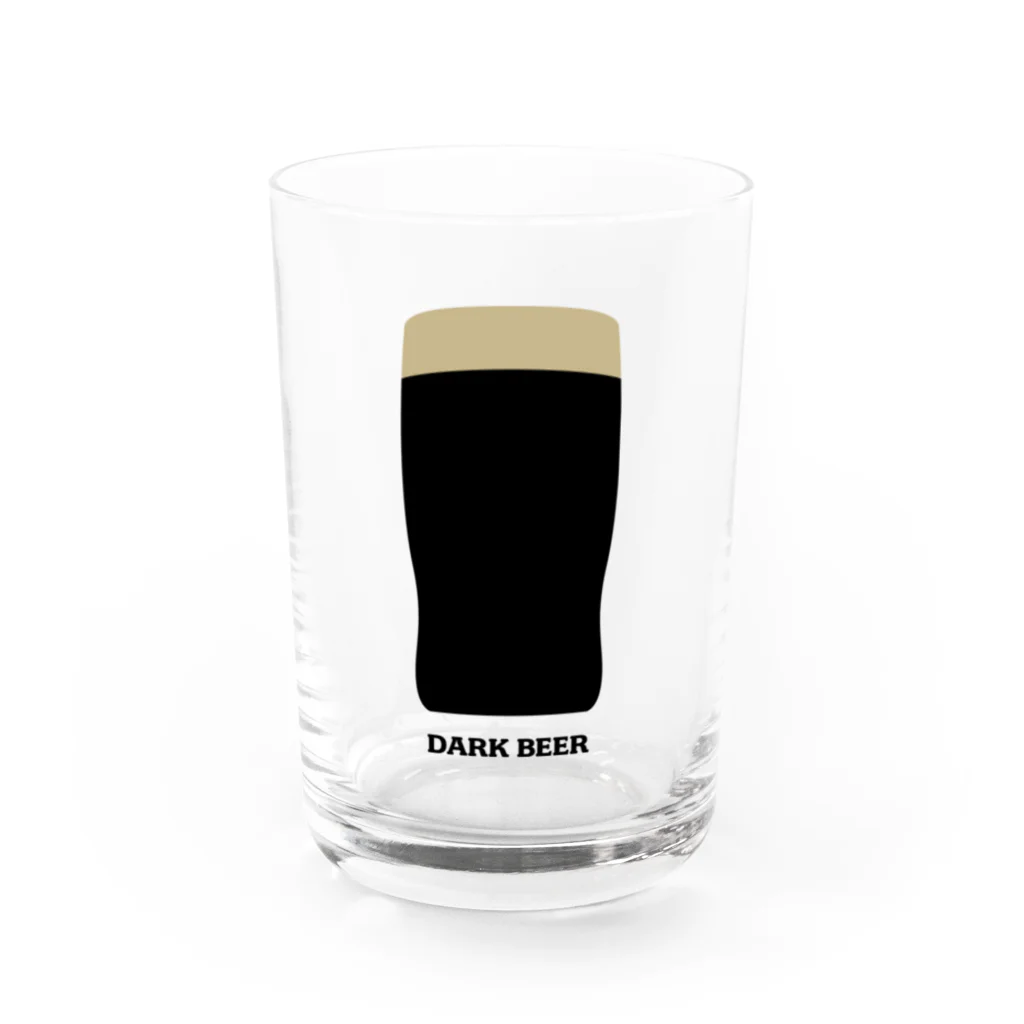 KAWAGOE GRAPHICSの黒ビール グラス前面
