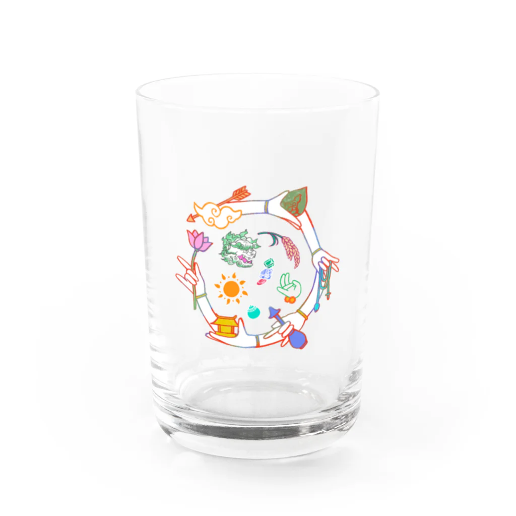 メゾンヲテラのコップヲテラ Water Glass :front