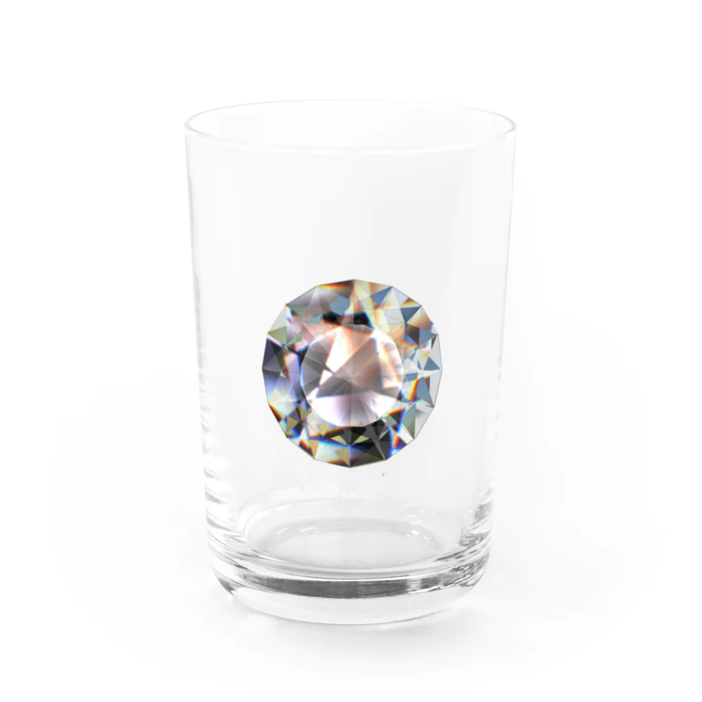 R☆worldのリアル宝石 Water Glass :front