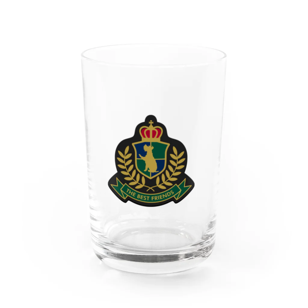 Leyna Leaのスクールワッペン風エンブレム Water Glass :front