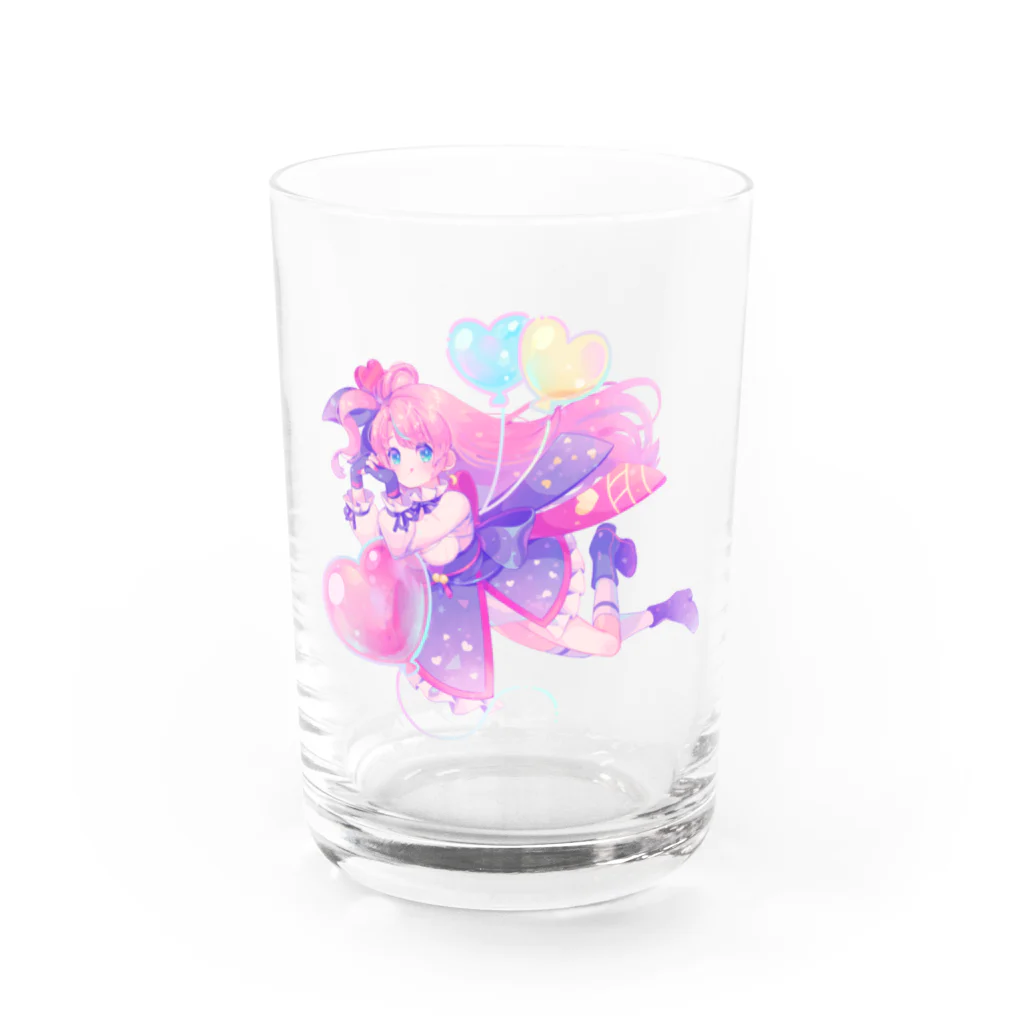 式部めぐりのバレンタイン Water Glass :front