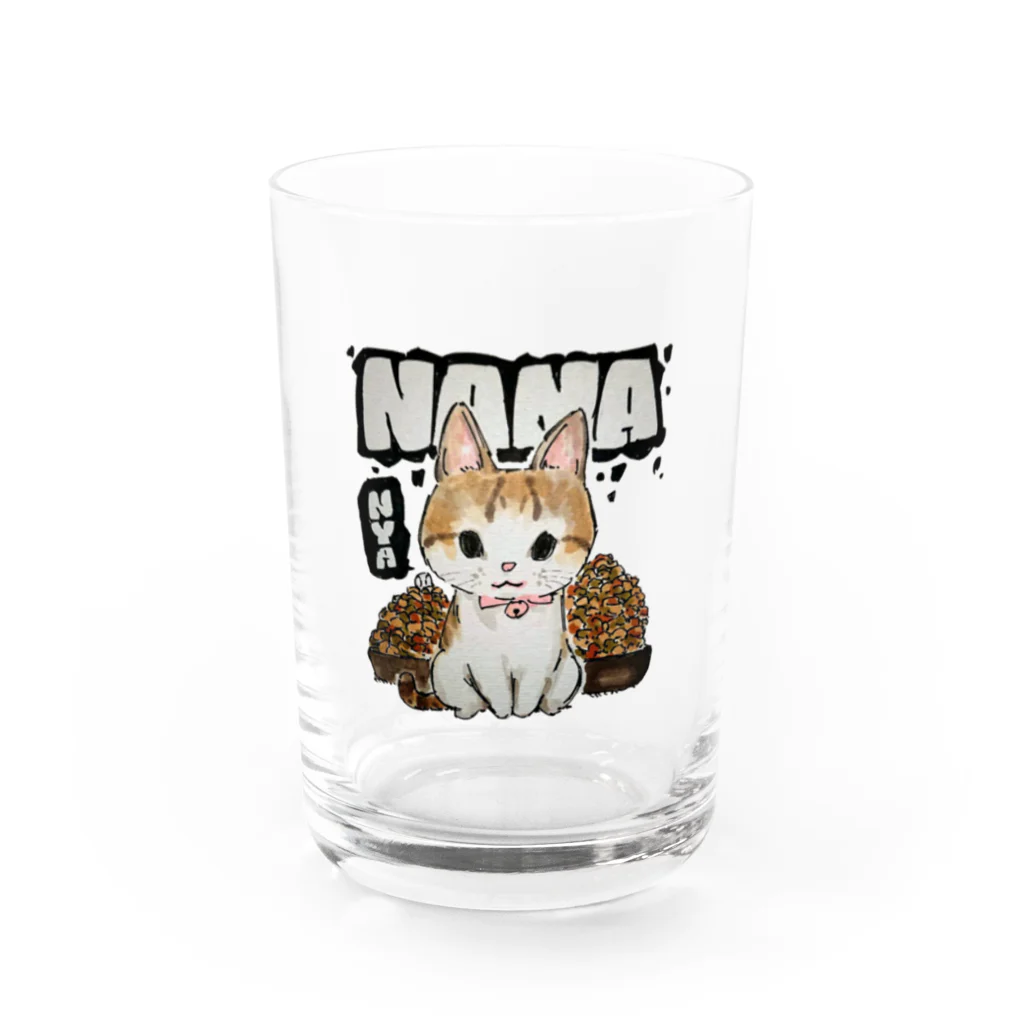 ICE BEANSのナナちゃん Water Glass :front