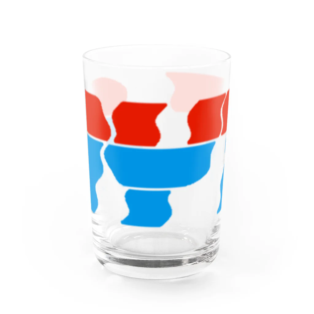 フィッシュのNYT 温泉チーム Water Glass :front