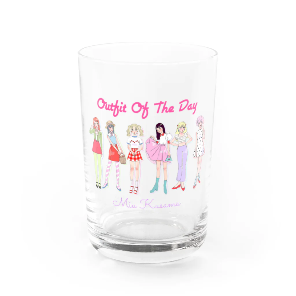 ℳ𝒾𝓊 𝒦𝓊𝓈𝒶𝓂𝒶のootd Water Glass :front