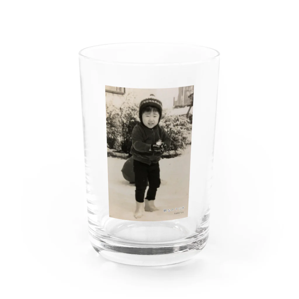 たかゆう☆GOODSの眠なのラジオ2タカ坊1 Water Glass :front