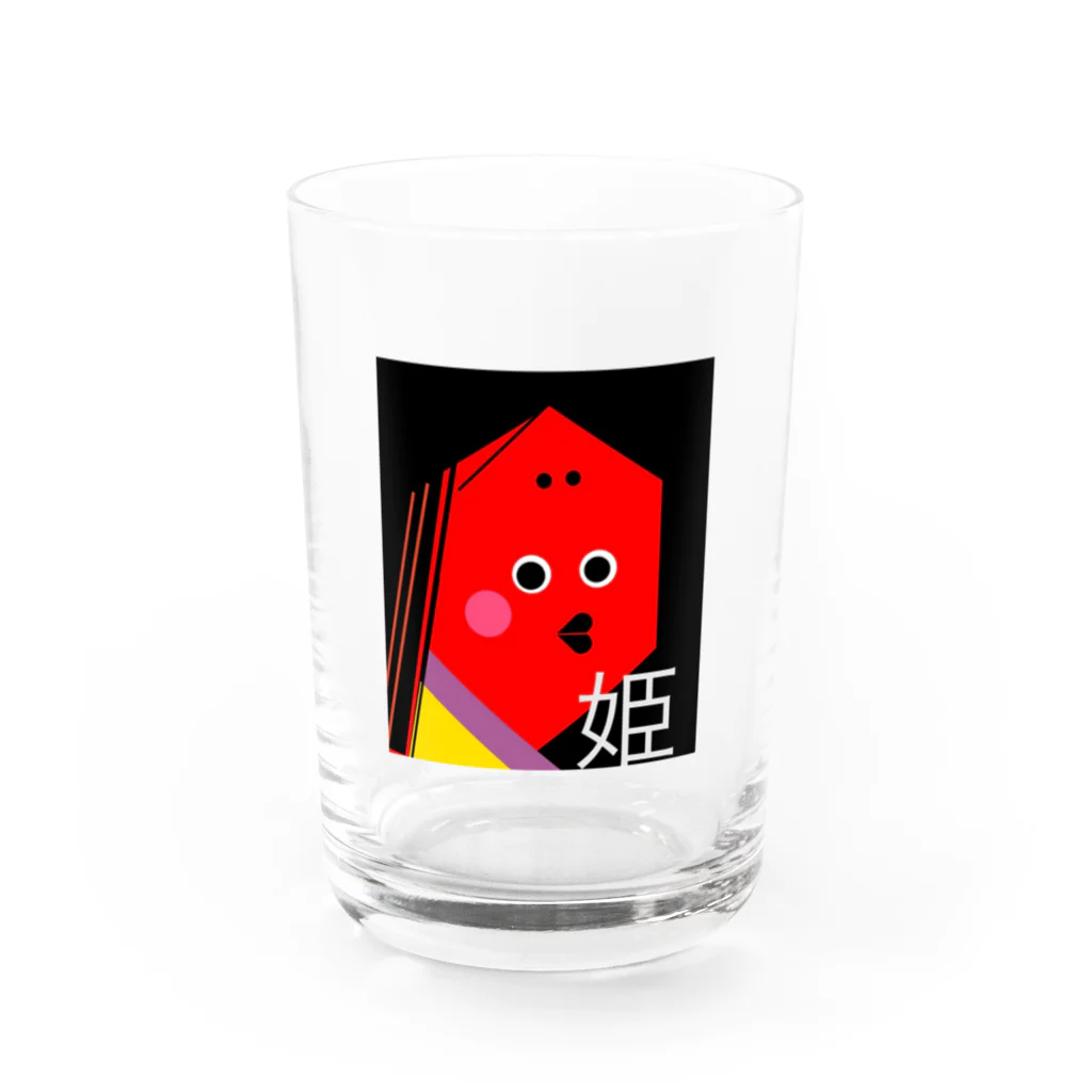 カジキンズの甘姫ちゃん Water Glass :front