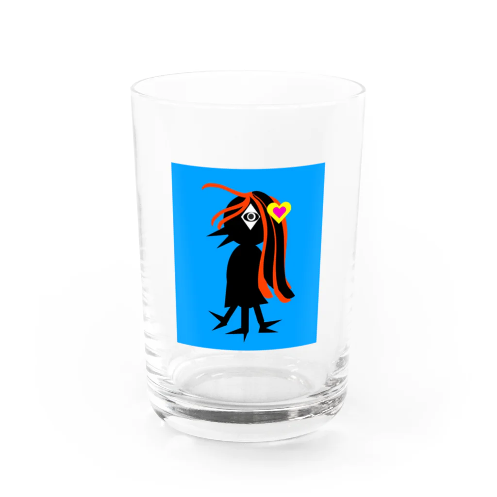 カジキンズの甘びえちゃん Water Glass :front