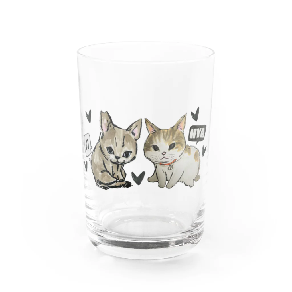 ICE BEANSのチコサリーちゃん Water Glass :front