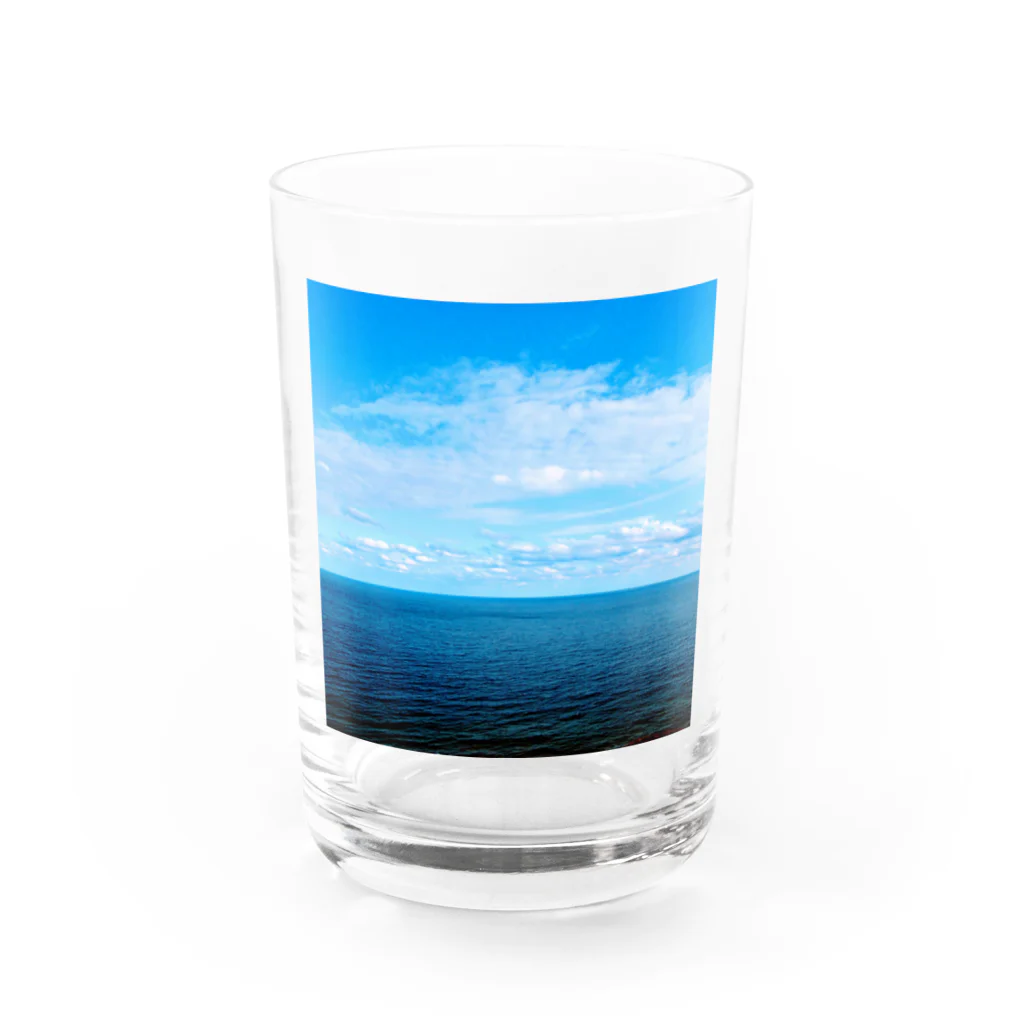 きいろ館の空と海 Water Glass :front