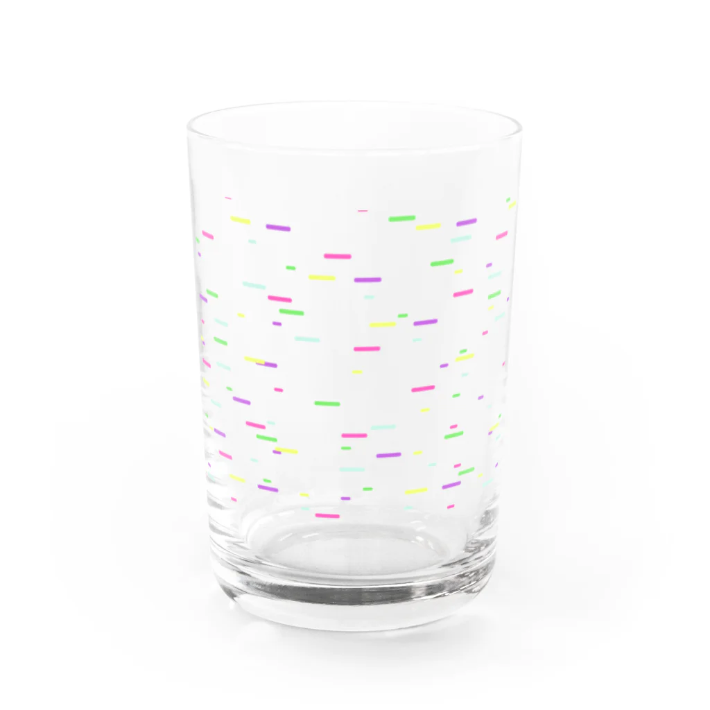 sato.satoさんの可愛いいちょんちょん模様 Water Glass :front