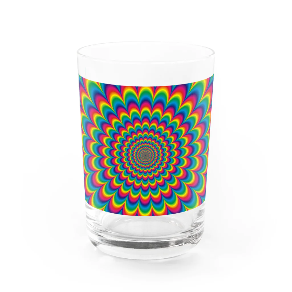 AQ-BECKのpsychedelic-02 Water Glass :front