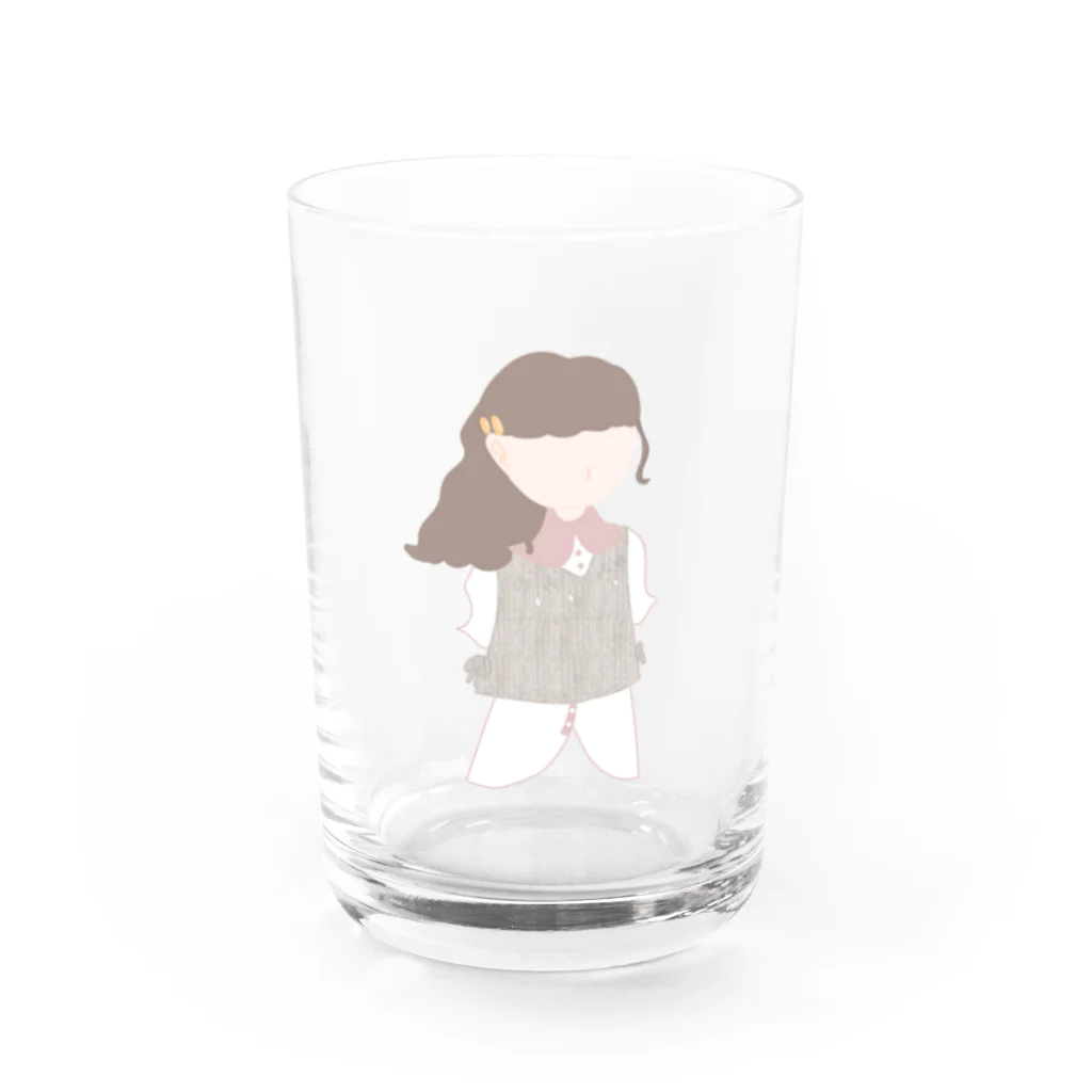 𝘴𝘶𝘮𝘰𝘮𝘰のおんなのこ Water Glass :front
